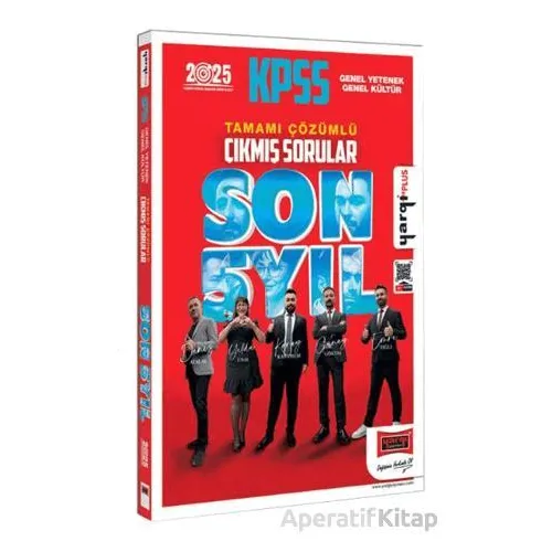 Yargı Yayınları 2025 KPSS GK-GY Tamamı Çözümlü Son 5 Yıl Çıkmış Sorular
