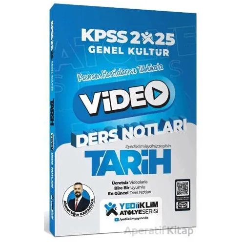 Yediiklim 2025 KPSS Atölye Tarih Video Ders Notları