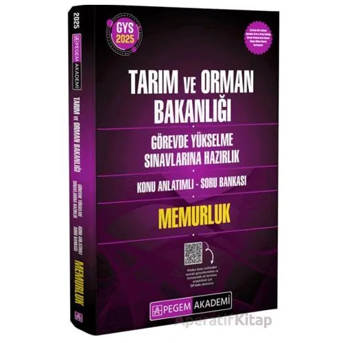 2025 Tarım ve Orman Bakanlığı Görevde Yükselme Sınavlarına Hazırlık Konu Anlatımlı Soru Bankası - Me