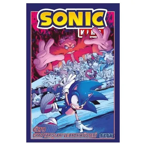 Sonic Kirpi Cilt 9 - Chao Yarışları ve Badnik Üsleri - Evan Stanley - Presstij Kitap