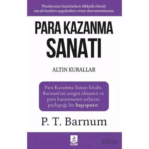 Para Kazanma Sanatı - P.T. Barnum - Ren Kitap