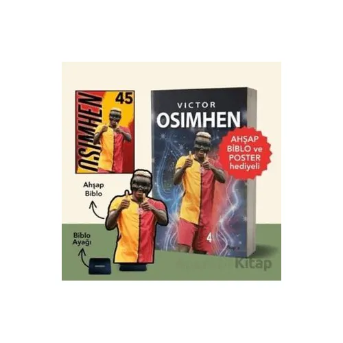 Victor Osimhen - Biblo ve Poster Hediyeli! - Kerem Tek - Flipper Yayıncılık