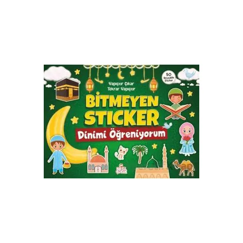Bitmeyen Sticker - Dinimi Öğreniyorum - Kolektif - Nesil Çocuk Yayınları