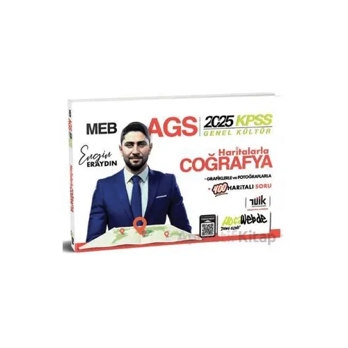 HocaWebde 2025 MEB AGS KPSS Haritalarla Türkiye Coğrafya