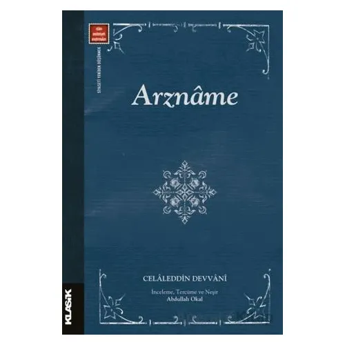 Arzname - Celaleddin Devvani - Klasik Yayınları
