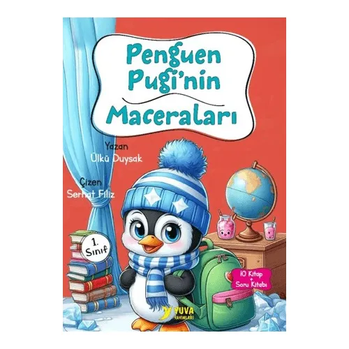 Penguen Puginin Maceraları (10 Kitap) - Ülkü Duysak - Yuva Yayınları