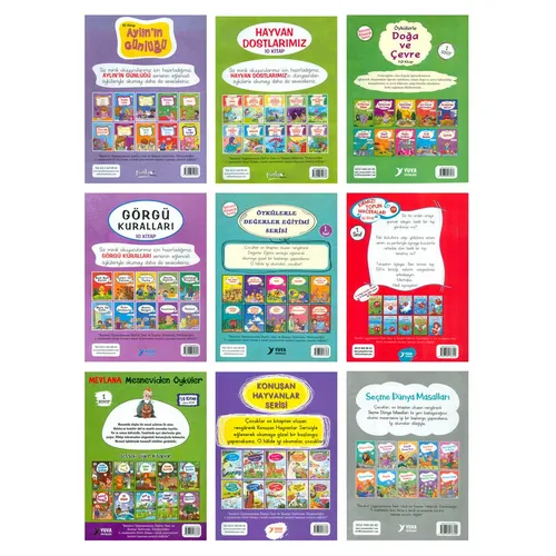 1.Sınıflar İçin Okuma Seti 9 Set 90 Kitap Paket Kampanyası