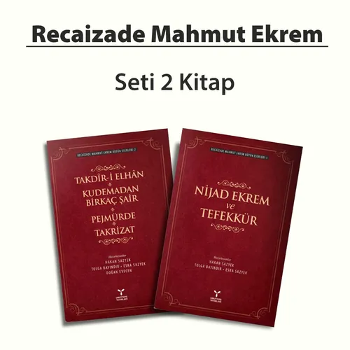 Recaizade Mahmut Ekrem Seti (2 Kitap) Paket Kitap Kampanyası