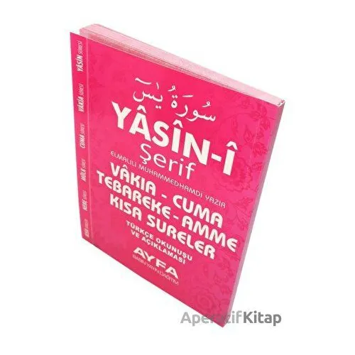 Çanta Boy Yasin (Türkçeli, Pembe) - 094P - Kolektif - Ayfa Basın Yayın