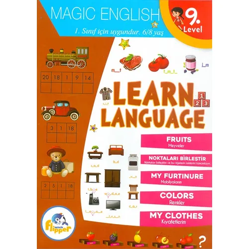 6-8 Yaş Learn Language 9.Level - Minik Flipper