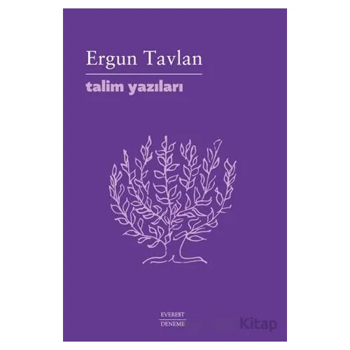 Talim Yazıları - Ergun Tavlan - Everest Yayınları