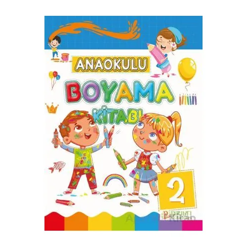 Anaokulu Boyama Kitabı - 2 - Kollektif - Pırıltı Kitapları - Erkam