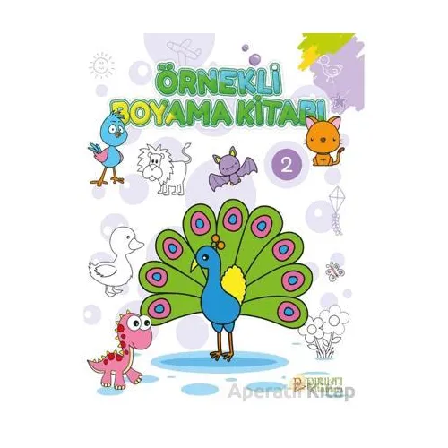 Örnekli Boyama Kitabı - 2 - Kollektif - Pırıltı Kitapları - Erkam