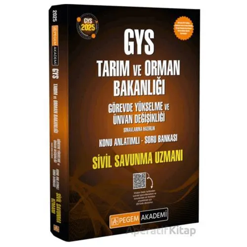2025 GYS Tarım ve Orman Bakanlığı Görevde Yükselme Sınavlarına Hazırlık Konu Anlatımlı Soru Bankası