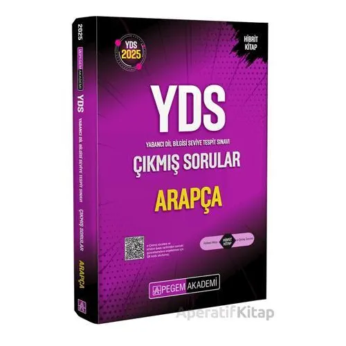 2025 YDS Arapça Çıkmış Sorular - Kolektif - Pegem Akademi Yayıncılık