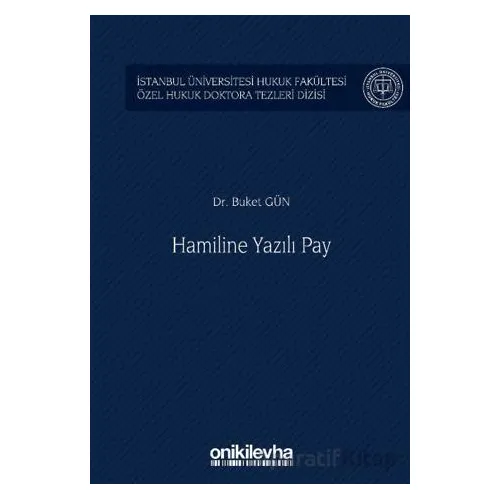 Hamiline Yazılı Pay - Buket Gün - On İki Levha Yayınları