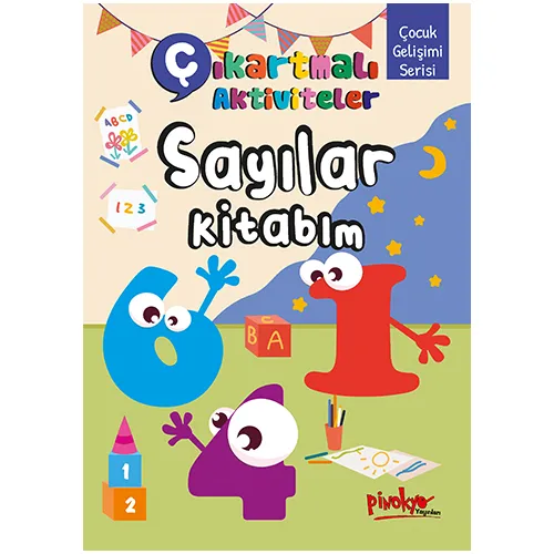 Çıkartmalı Aktiviteler Sayılar Kitabım - Buçe Dayı - Pinokyo Yayınları