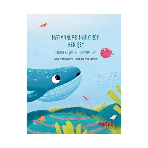 Hayvanlar Hakkında Her Şey - Suda Yaşayan Hayvanlar - Zeynep Çokgezer - Motto Yayınları
