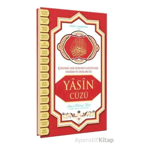 Yasin Cüzü Orta Boy - Ciltli - Ahmet Mahmut Ünlü - Ahıska Yayınevi
