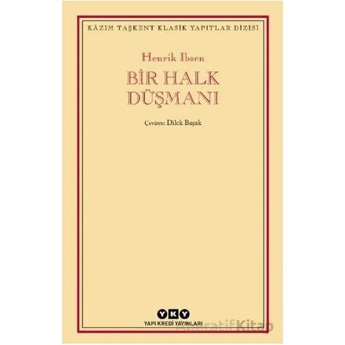 Bir Halk Düşmanı - Henrik Ibsen - Yapı Kredi Yayınları