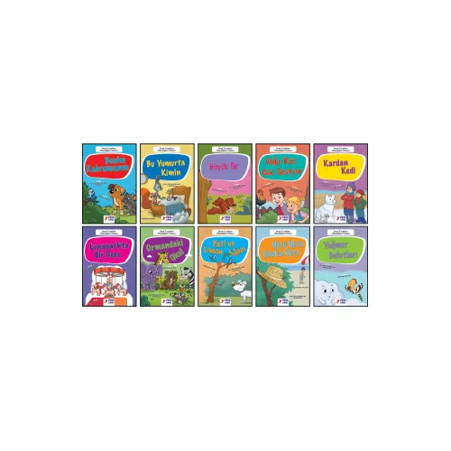 Sevgi Çocukları Okuduğunu Anlıyor 10 Kitap - Yuva Yayınları