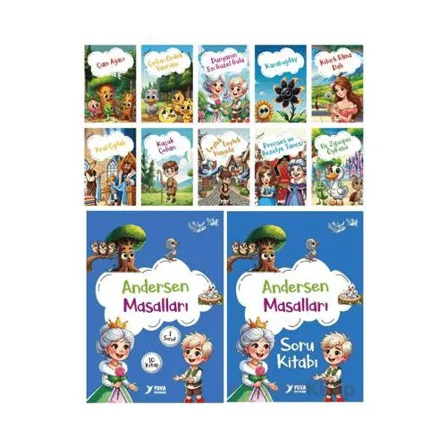 Andersen Masalları (10 Kitap) - Ülkü Duysak - Yuva Yayınları