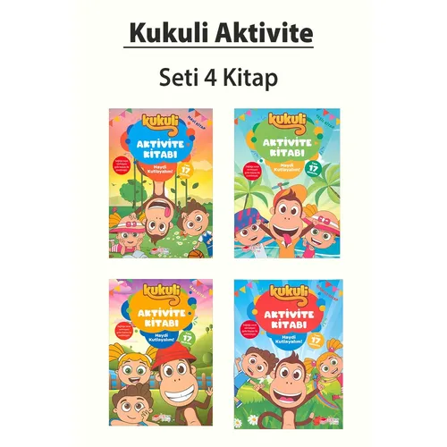 Kukuli Aktivite Kitabı (4 Kitap) Paket Kitap Kampanyası