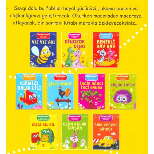 Mini Mini Fabllar (10 Kitap) Ema Kitap