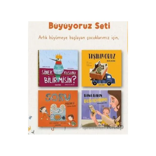 Büyüyoruz Seti (4 Kitap) - Kolektif - Multibem Yayınları