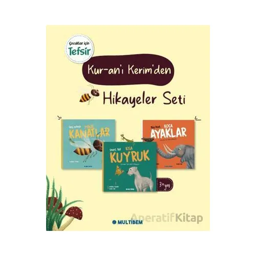 Kur-anı Kerimden Hikayeler Seti (3 Kitap) - Nurcan Yıldırım - Multibem Yayınları