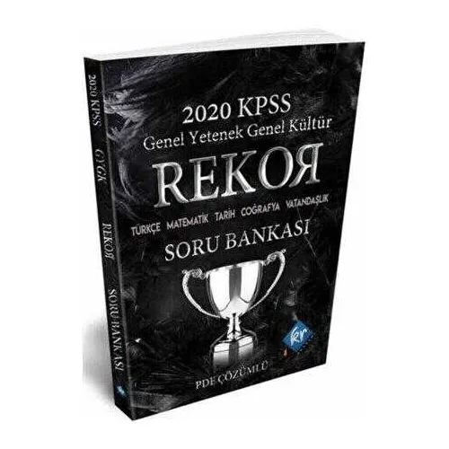 2020 KPSS Rekor Genel Yetenek Genel Kültür Tüm Dersler Soru Bankası KR Akademi