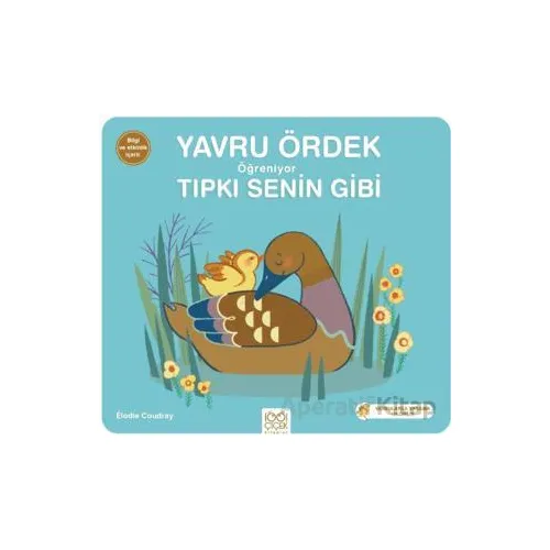 Yavru Ördek Öğreniyor Tıpkı Senin Gibi - Elodie Coudray - 1001 Çiçek Kitaplar