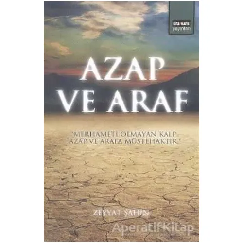 Azap ve Araf - Zeyyat Şahin - Kitapmatik Yayınları