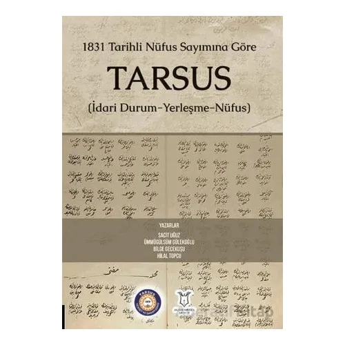 1831 Tarihli Nüfus Sayımına Göre Tarsus (İdari Durum-Yerleşme-Nüfus)