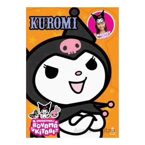 Kuromi - Çıkartmalı Boyama Kitabı - Maskot Şapka - Kolektif - Doğan Çocuk