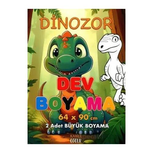 Dinozor Dev Boyama - Kollektif - Kabile Çocuk