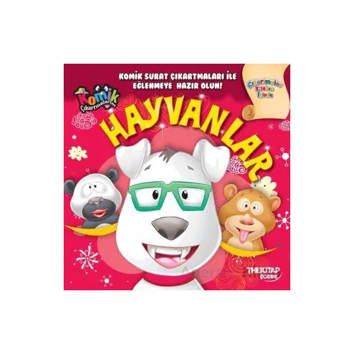 Komik Çıkartmalarım Hayvanlar - Kolektif - The Kitap