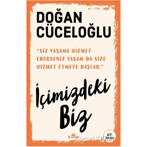 İçimizdeki Biz - Doğan Cüceloğlu - Kronik Kitap