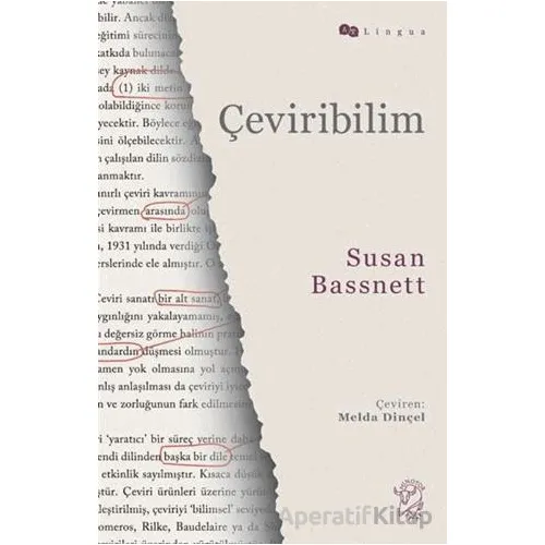 Çeviribilim - Susan Bassnett - Minotor Kitap