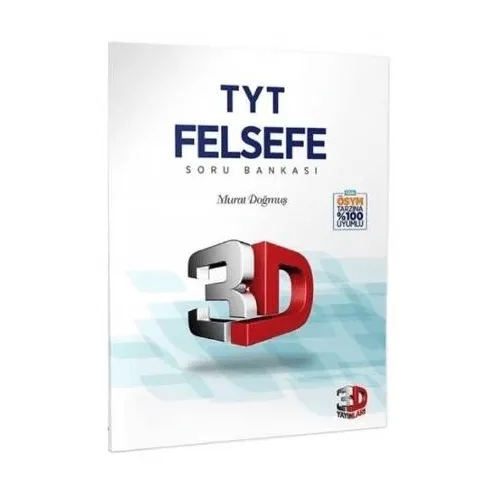 TYT Felsefe Soru Bankası PDF - 3D Yayınları