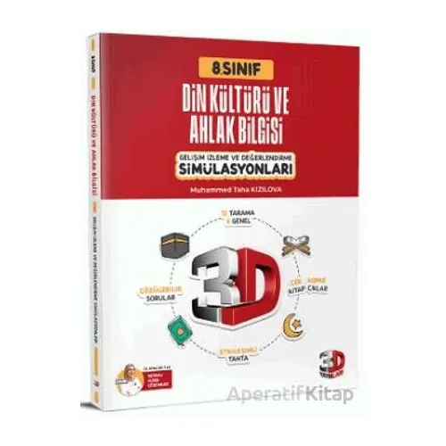 8.Sınıf Simülasyon Din Kültürü ve Ahlak Bilgisi 3D Yayınları