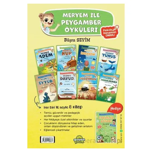 Meryem İle Peygamber Öyküleri Serisi 9 Kitap - Büşra Sevim - Mevsimler Kitap