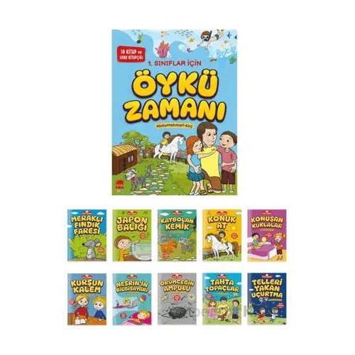 Öykü Zamanı(10 Kitap + Soru Kitapçığı) - Abdurrahman Koç - Ema Çocuk