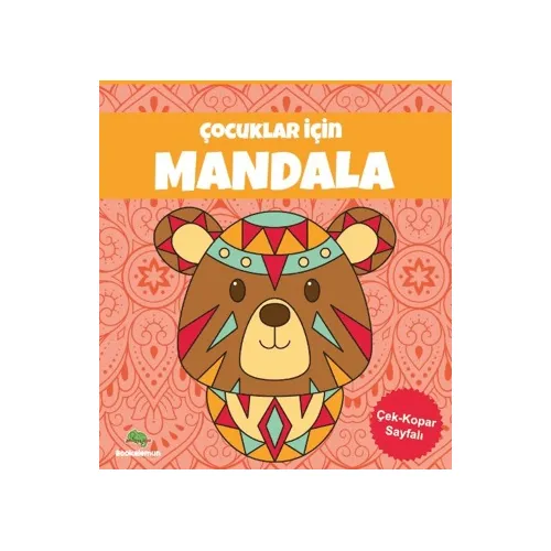 Çocuklar İçin Mandala-Turuncu - Emre Aslan - Bookalemun Yayınevi