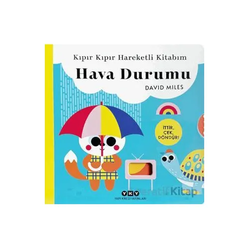 Kıpır Kıpır Hareketli Kitabım - Hava Durumu - David Miles - Yapı Kredi Yayınları
