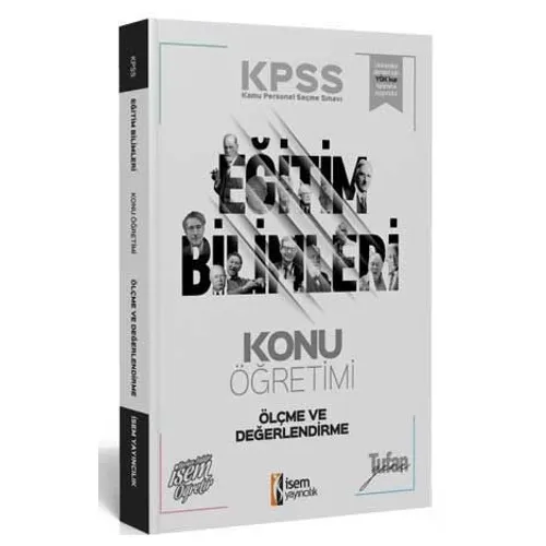 2020 KPSS Eğitim Bilimleri Ölçme ve Değerlendirme Konu Öğretimi - İSEM Yayıncılık