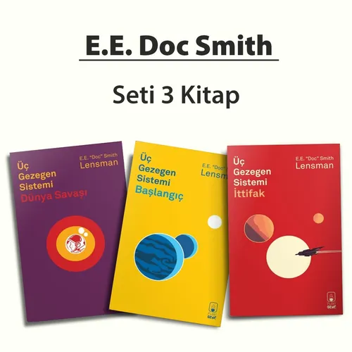 E.E. Doc Smith Seti Üç Gezegen Sistemi (3 Kitap) Floki Genç