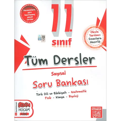 11.Sınıf Sayısal Tüm Dersler Soru Bankası (Kampanyalı) Benim Hocam
