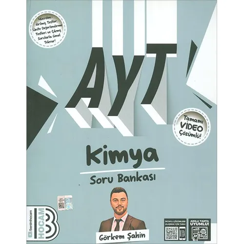 AYT Kimya Soru Bankası (Kampanyalı) Benim Hocam
