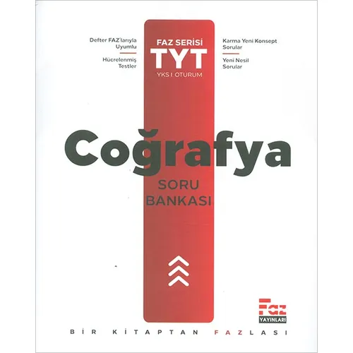TYT Coğrafya Soru Bankası (Kampanyalı) Faz Yayınları